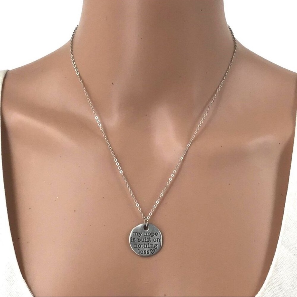 Lisa Leonard Designs “My Hope Is Built On Nothing Less” Necklace